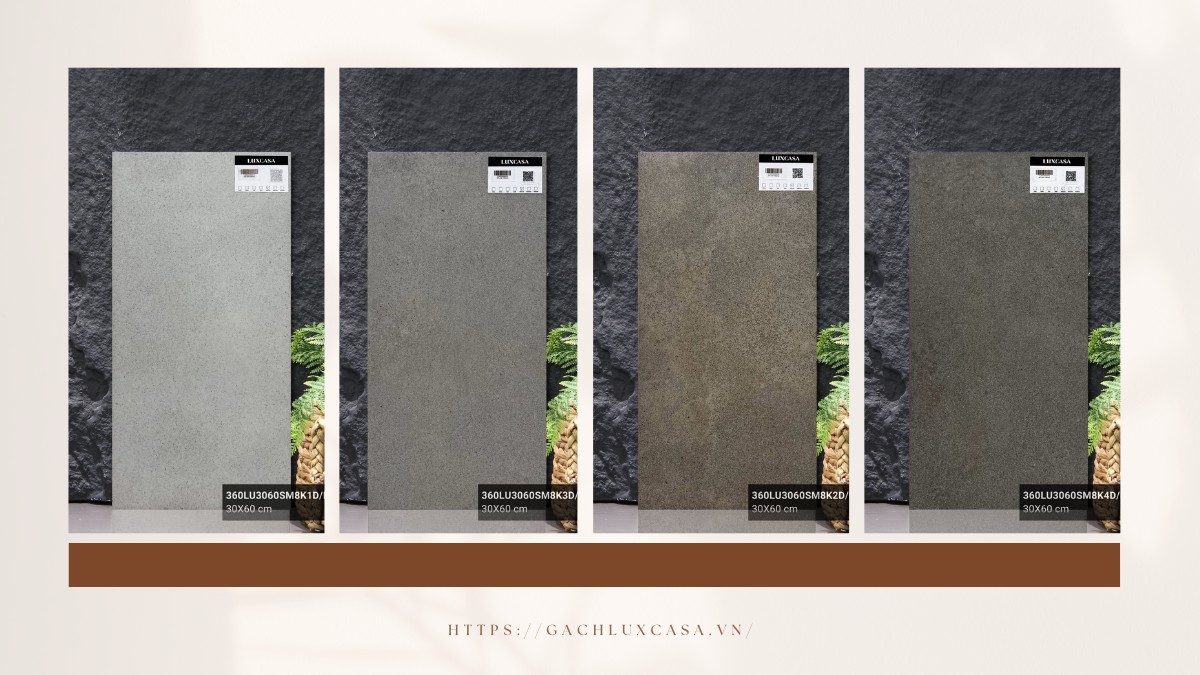BST mẫu gạch ốp mặt tiền 30×60 360LU3060SM8K Malaysia