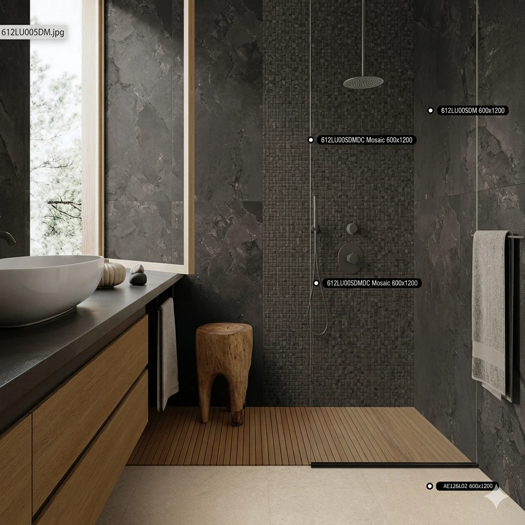 BST gạch ốp wc 60×120 612LU005DM 