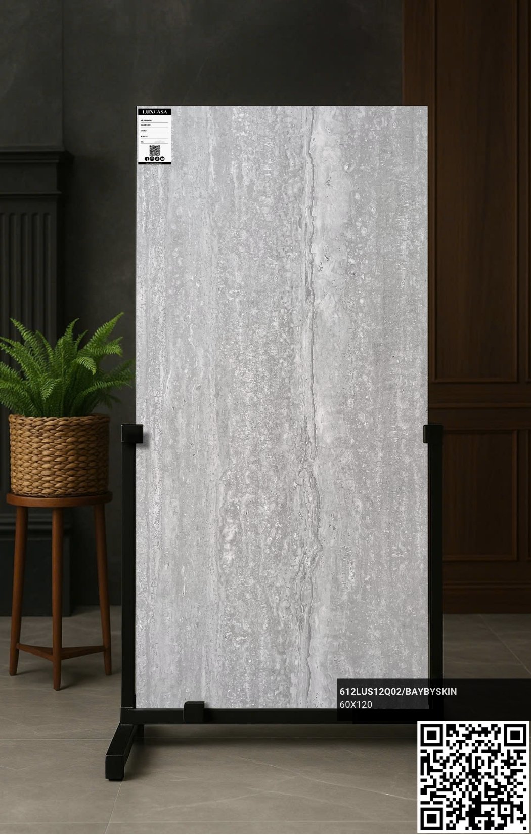 GẠCH ĐÁ TRAVERTINE 60×120 612LUS12Q02