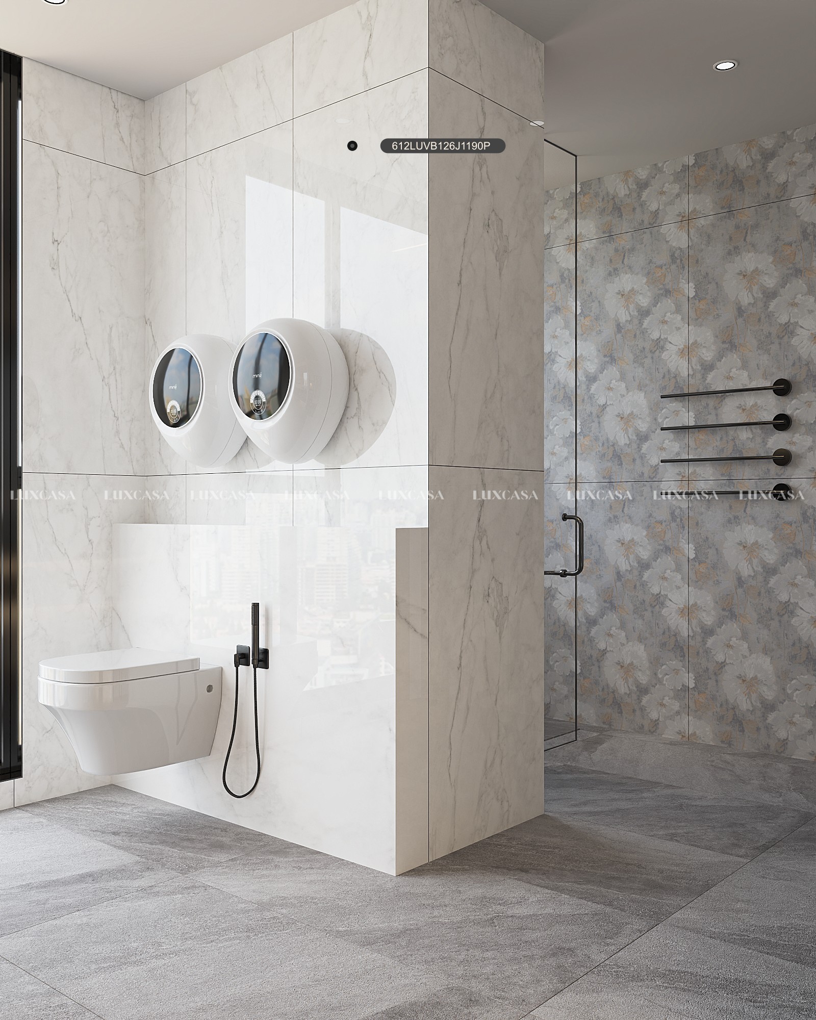Gạch ốp nhà vệ sinh 60x120 612LUVB126J1190P