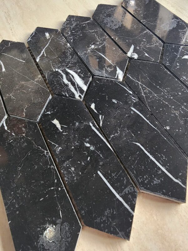GẠCH MOSAIC ĐÁ ĐEN MARBLE