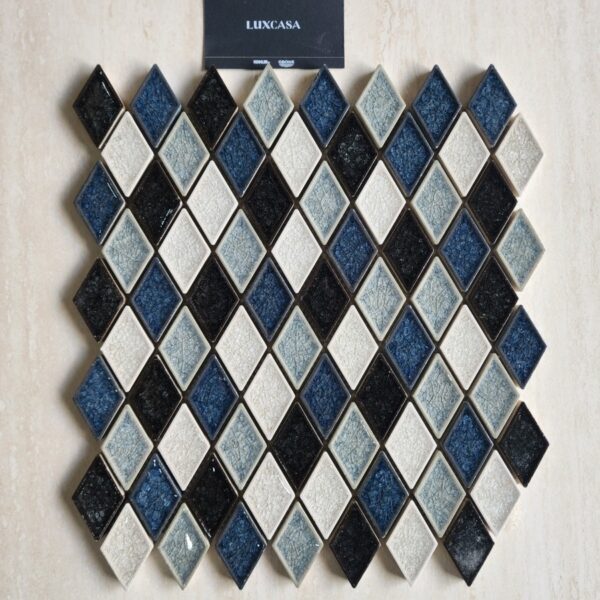 GẠCH MOSAIC HÌNH THOI CRACKLE-DIAMON
