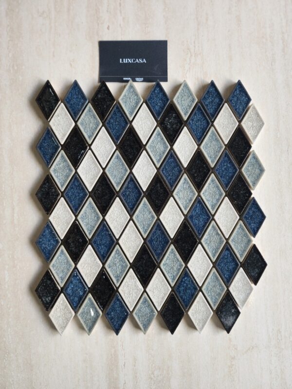 GẠCH MOSAIC HÌNH THOI CRACKLE-DIAMON