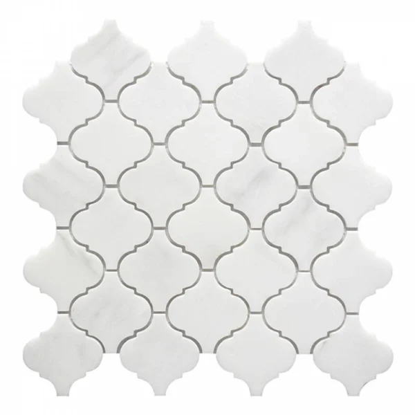GẠCH MOSAIC LỒNG ĐÈN MÀU TRẮNG