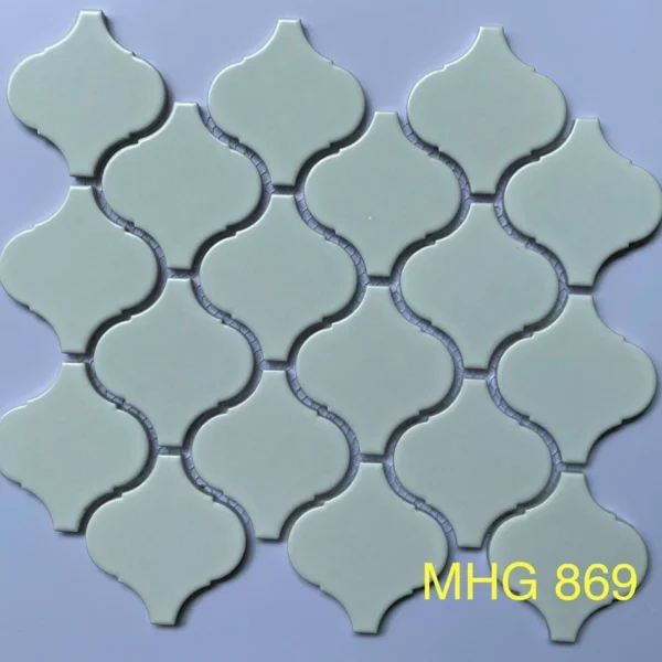 GẠCH MOSAIC LỒNG ĐÈN MÀU TRẮNG