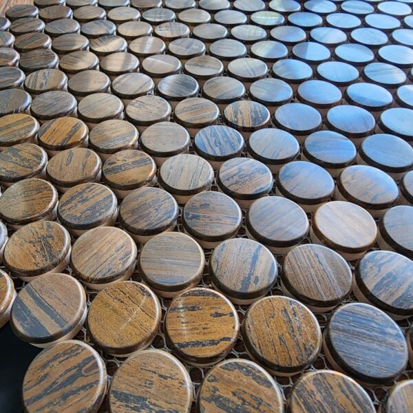 GẠCH MOSAIC XÀ CỪ TRÒN BI RAL005