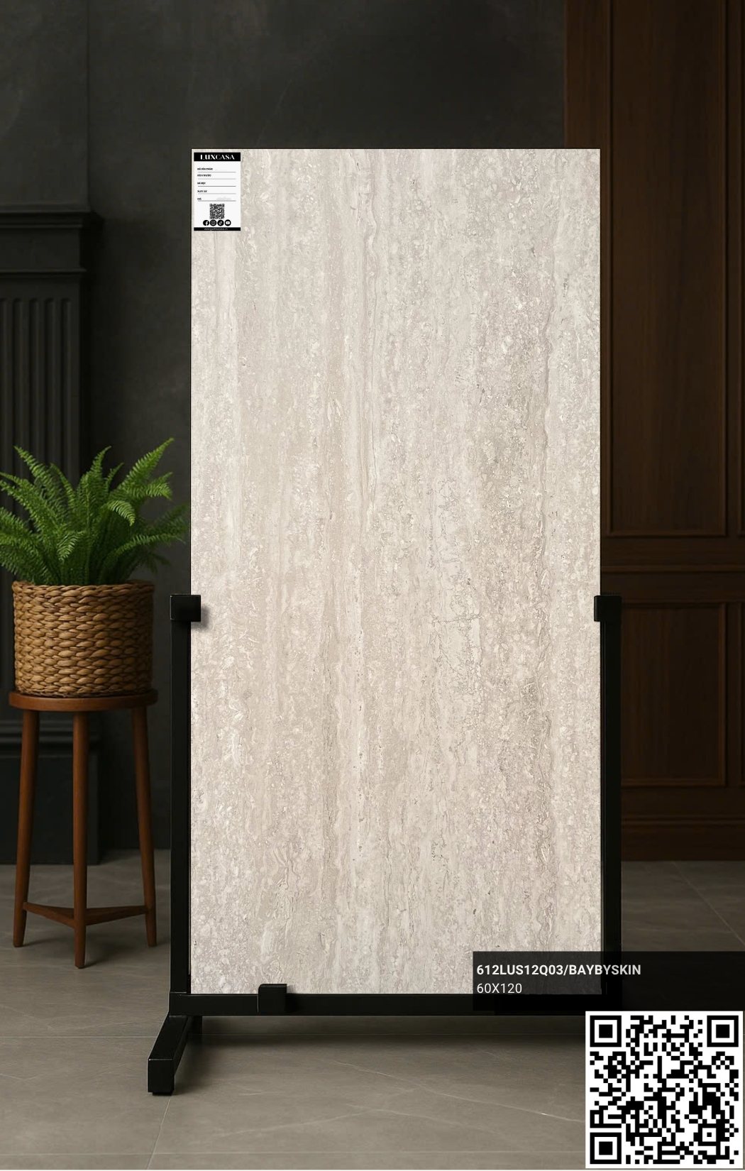 GẠCH TRAVERTINE 60x120 612LUS12Q03