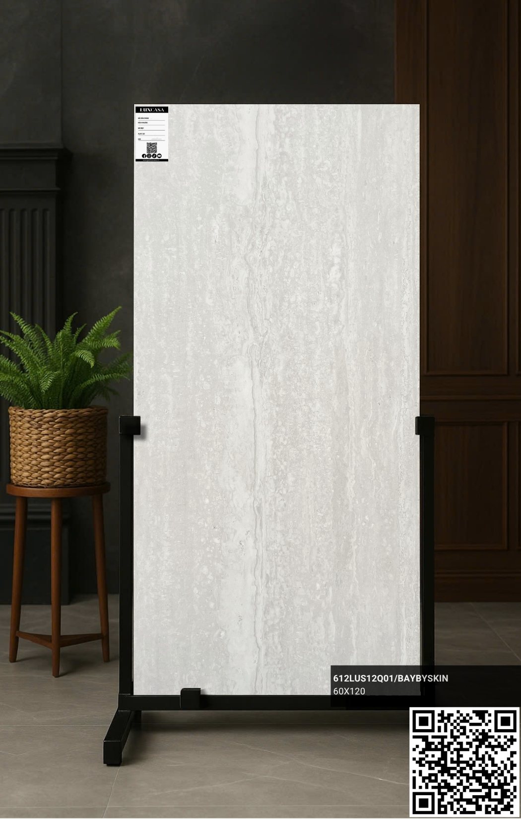 GẠCH VÂN TRAVERTINE 60x120 612LUS12Q01