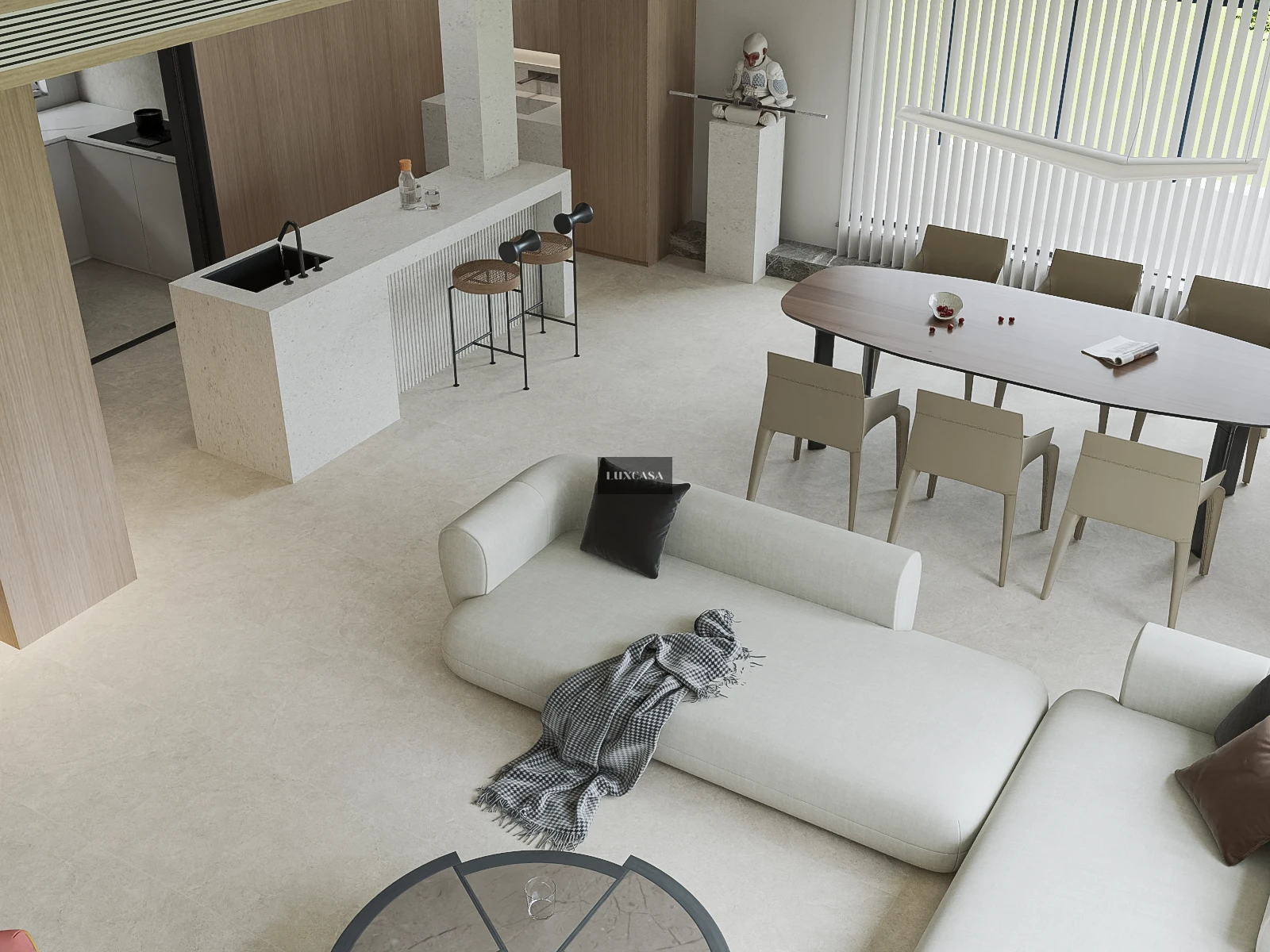 Gạch giả đá 60×120 612LUDJ102