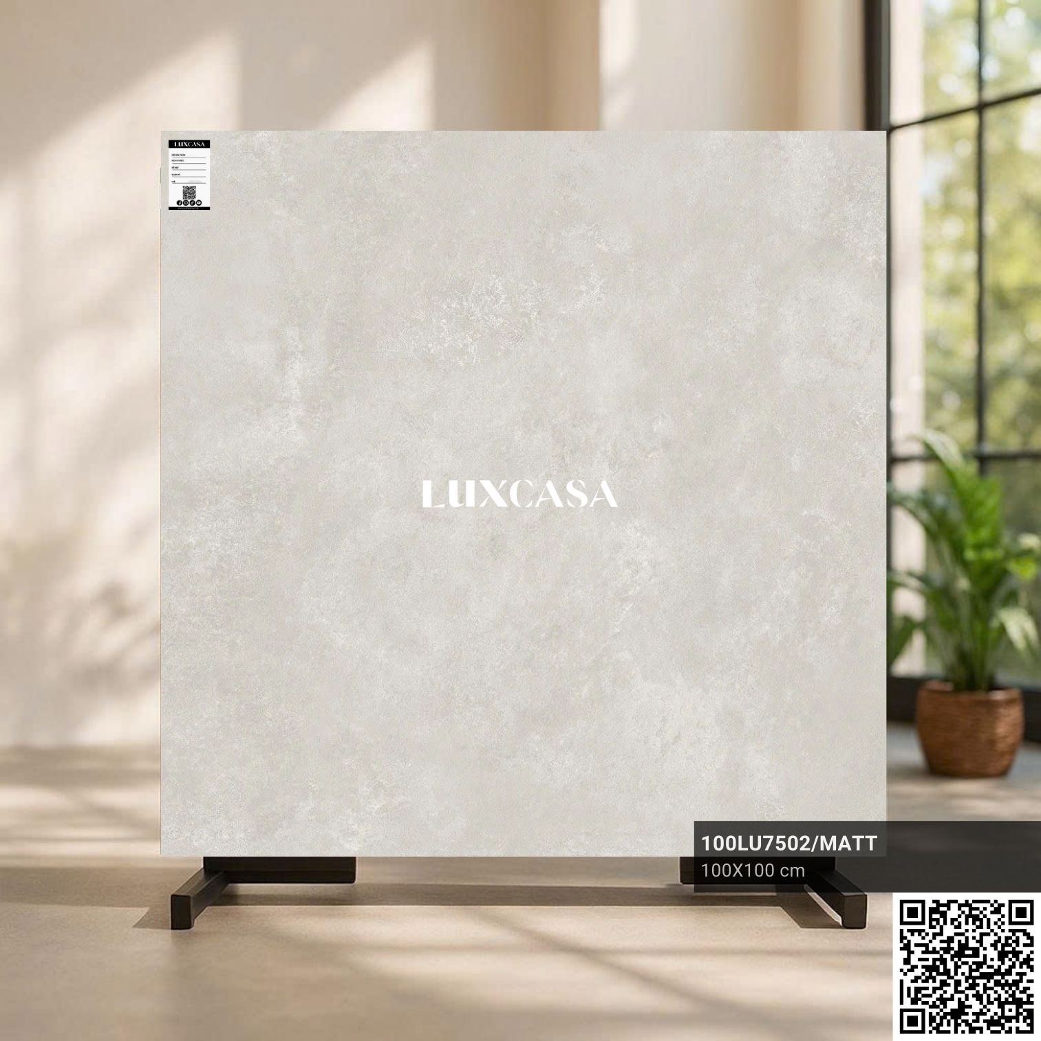 Gạch hiệu ứng xi măng 100×100 100LU7502