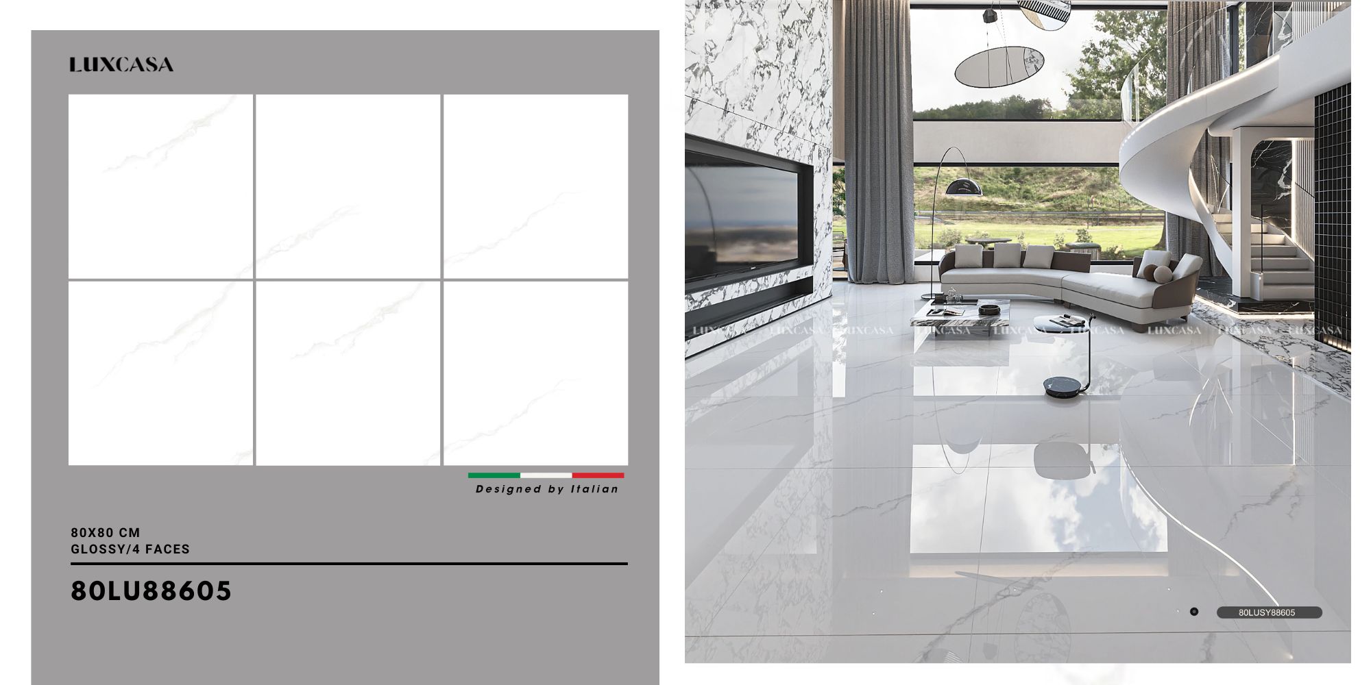 Gạch lát 80x80 80LU88605