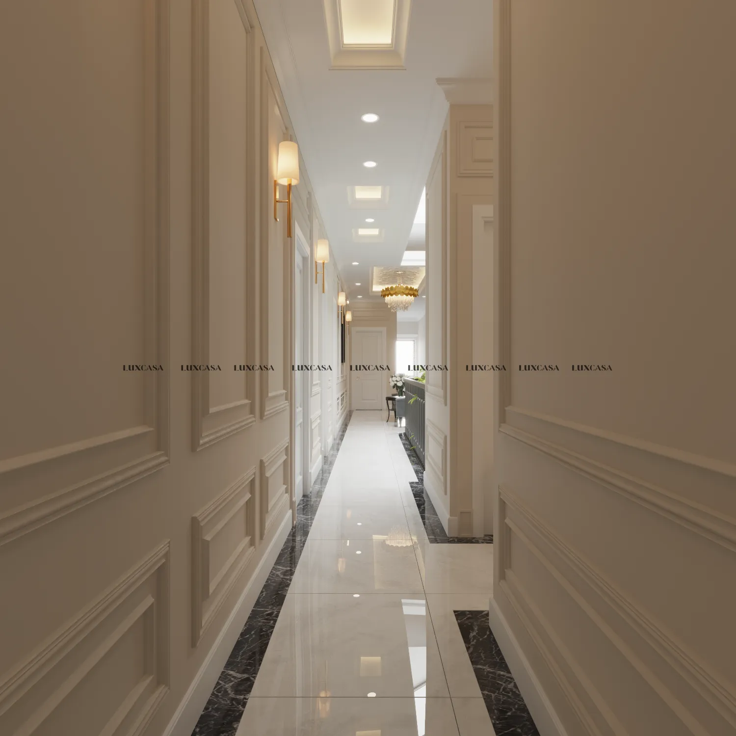 Gạch lát hành lang 100x100 100LU10002