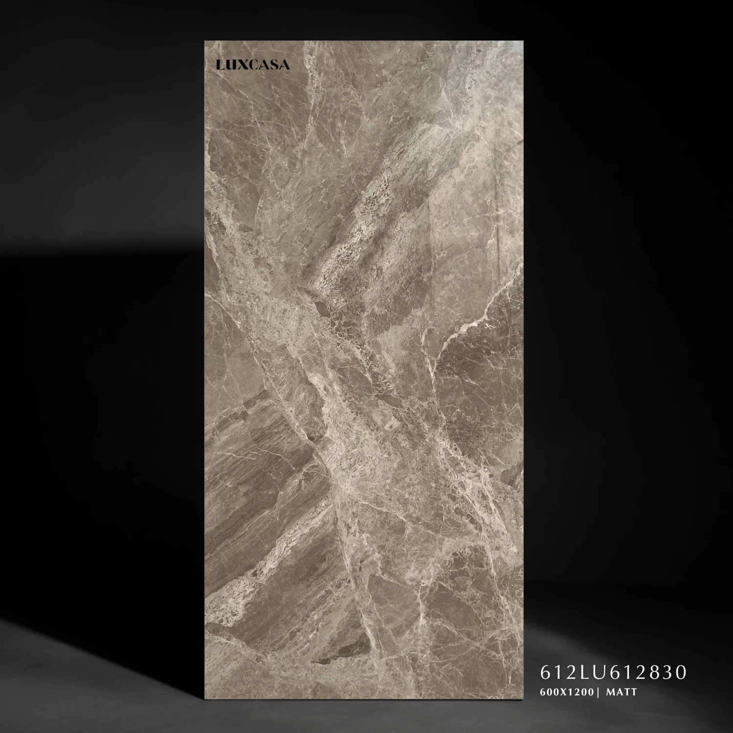 Gạch màu nâu bóng 60×120 612LU612830