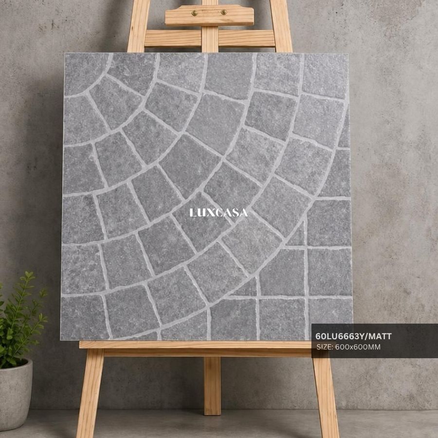 Gạch màu xám chống trơn 60LUFF6663Y