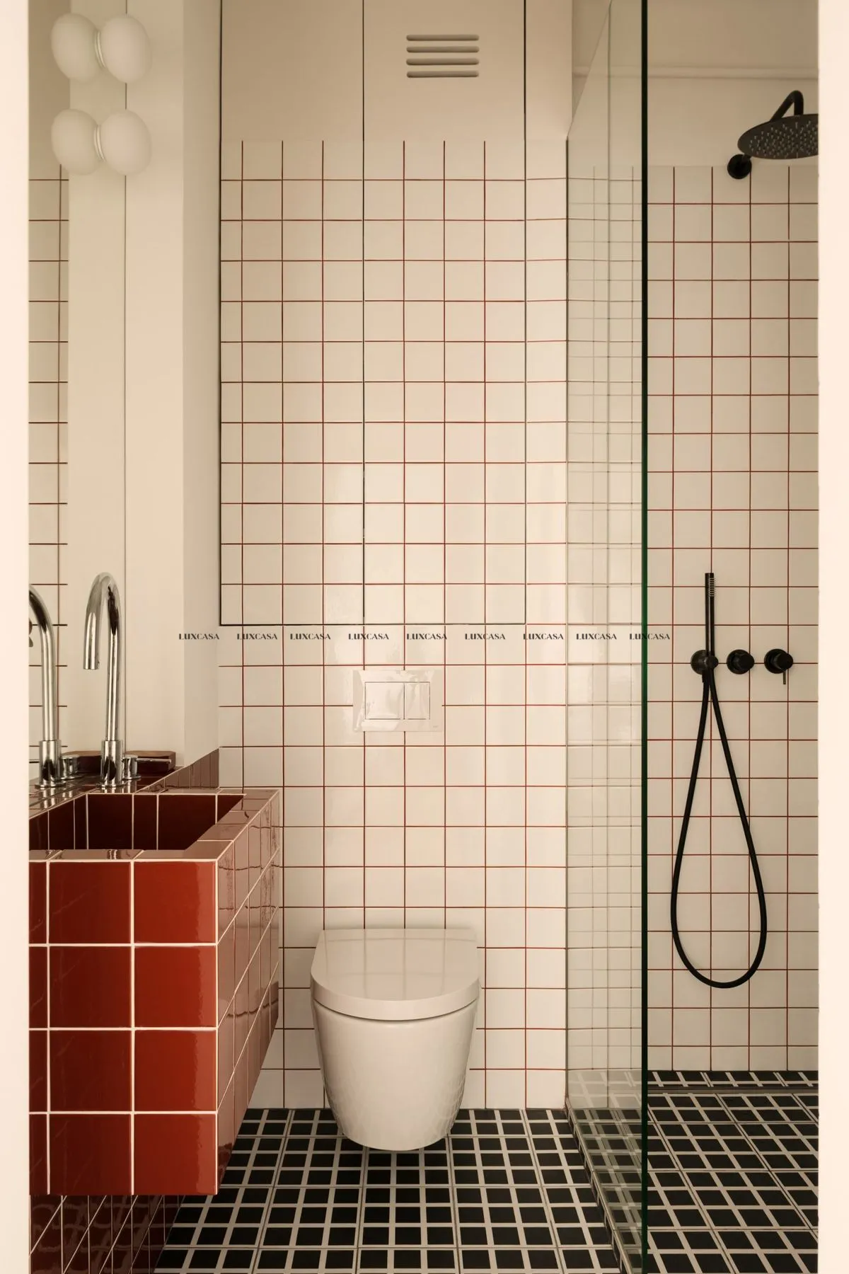 Gạch mosaic đen vuông Y48808