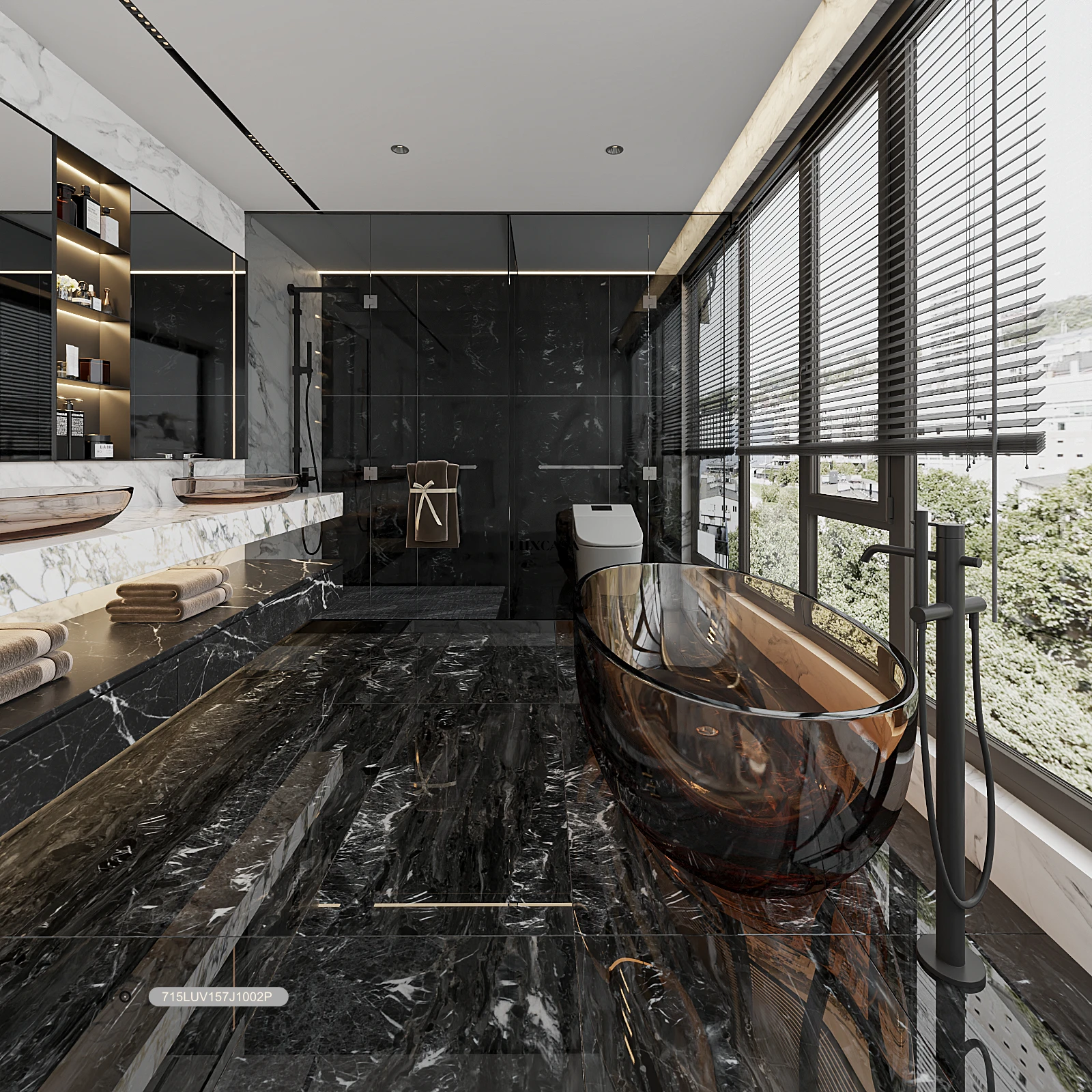 Gạch ốp nhà tắm 75×150 715LUV157J1002P