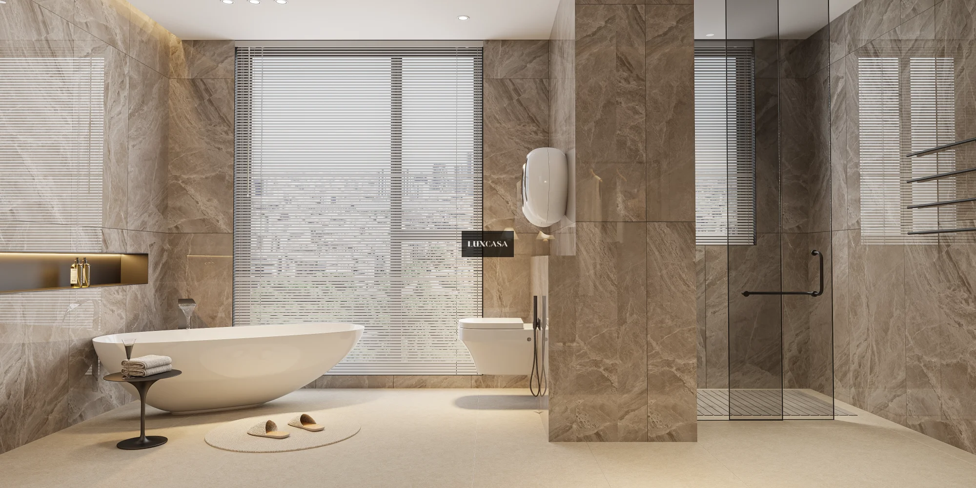 Gạch ốp nhà vệ sinh 60x120 612LU612830