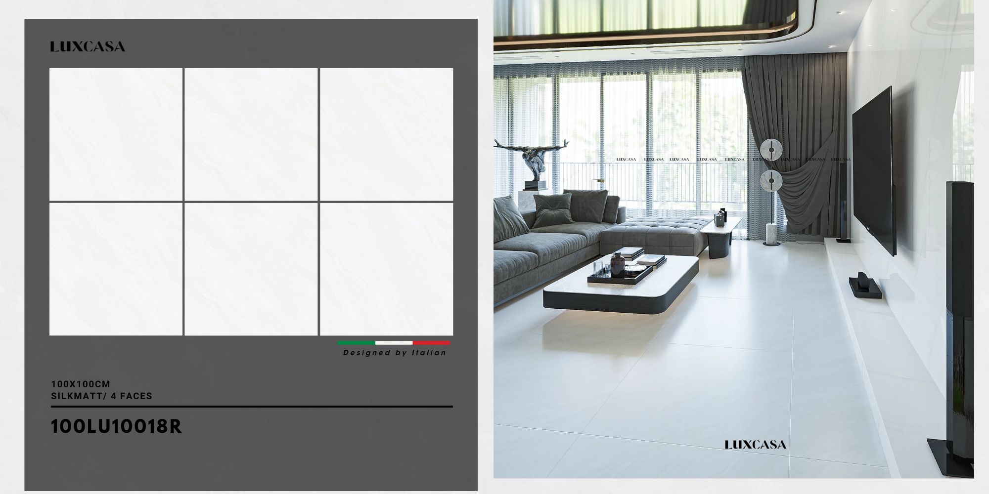 Gạch sàn chính 1000×1000 100LU10018R