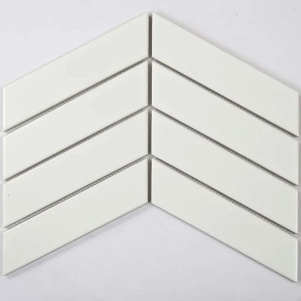 Gạch thẻ xương cá trắng mờ LUTCGR74000
