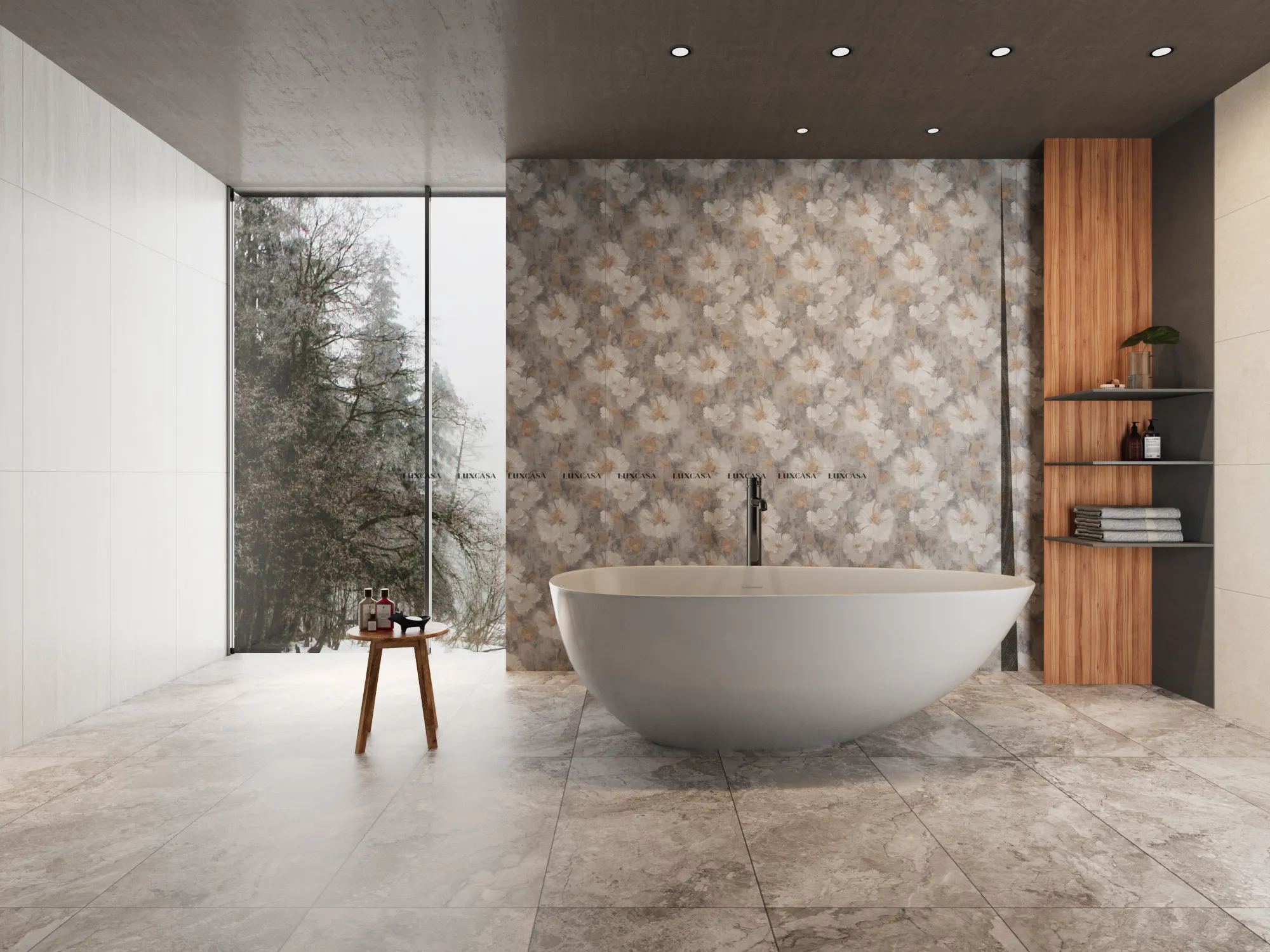 Gạch tranh hoa văn 60x120 612LUB612069