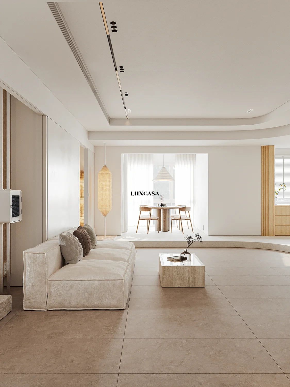 Mẫu gạch sàn giả đá 60x120 612LUDJ118