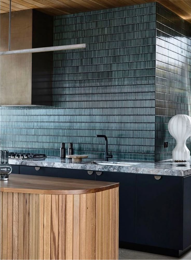 Gạch mosaic thẻ que trang trí nhà bếp