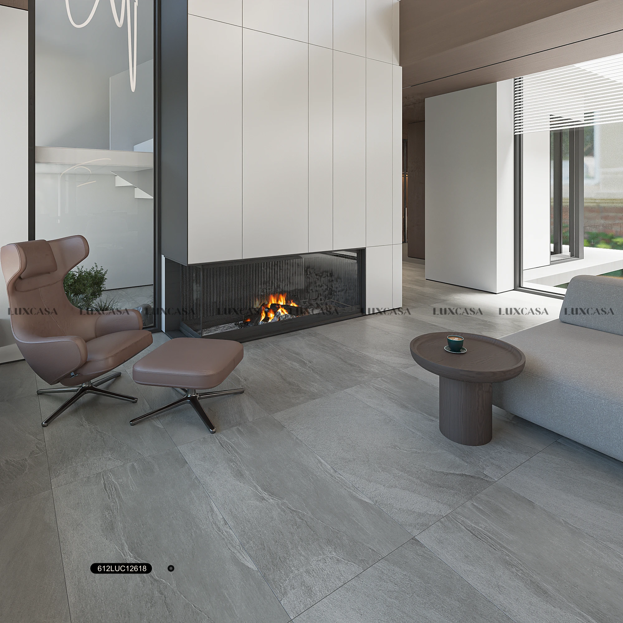 Gạch lát nền phòng khách 600x1200 612LU12618 (2)