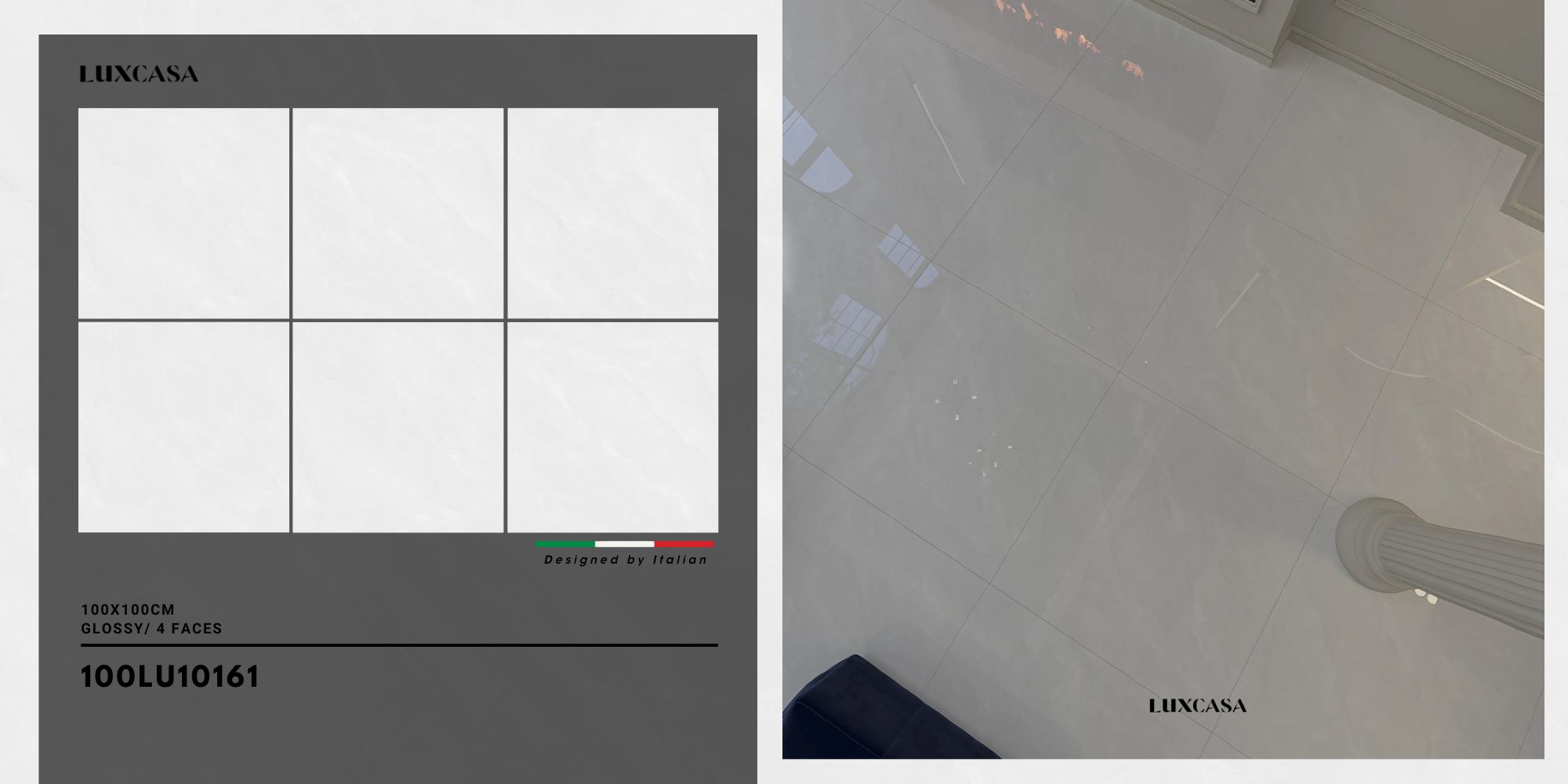 Gạch 1000x1000 vân đá 100LU10161