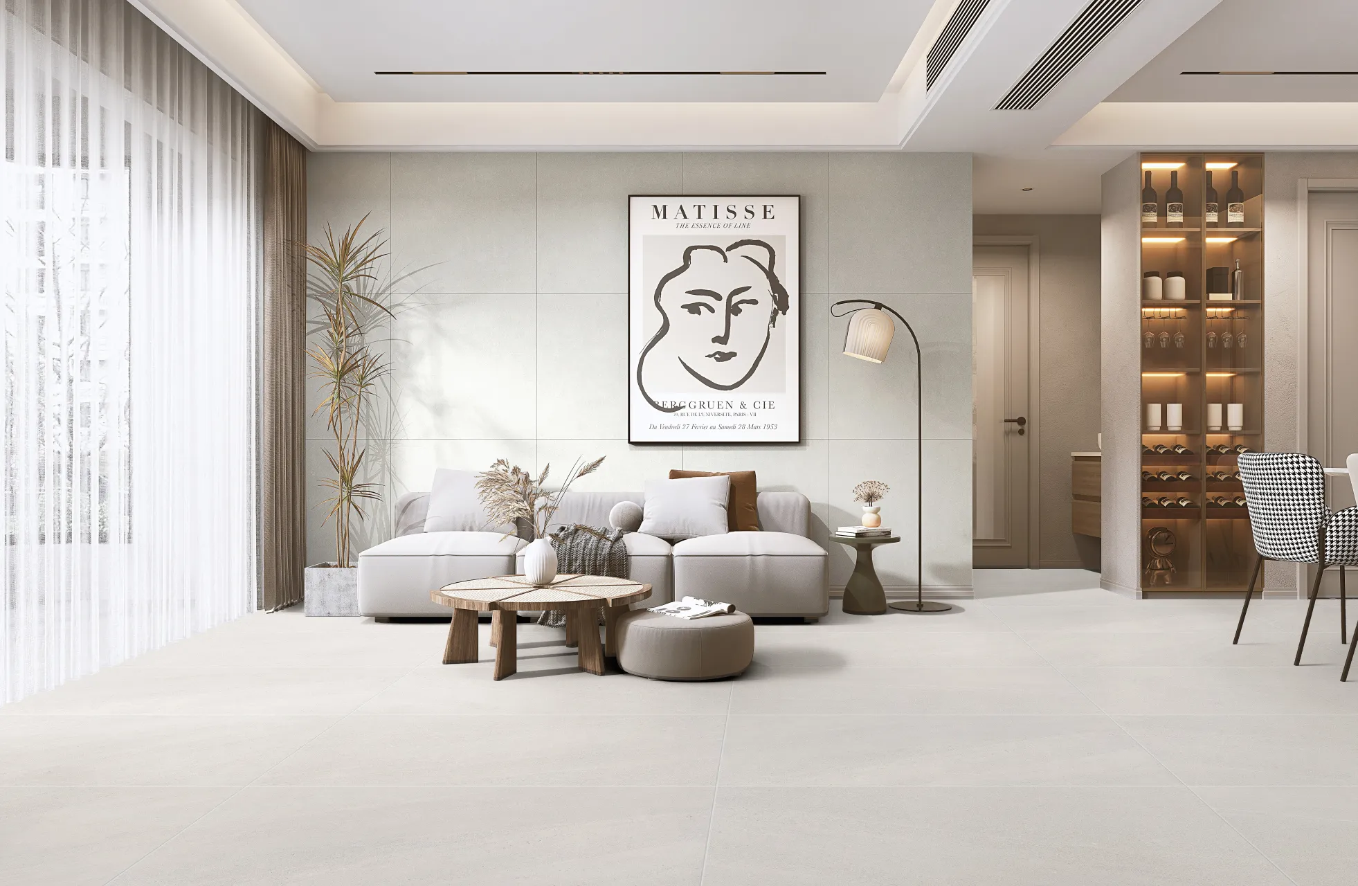 Gạch 600x600 lát sàn 60LUBLT-WHITE