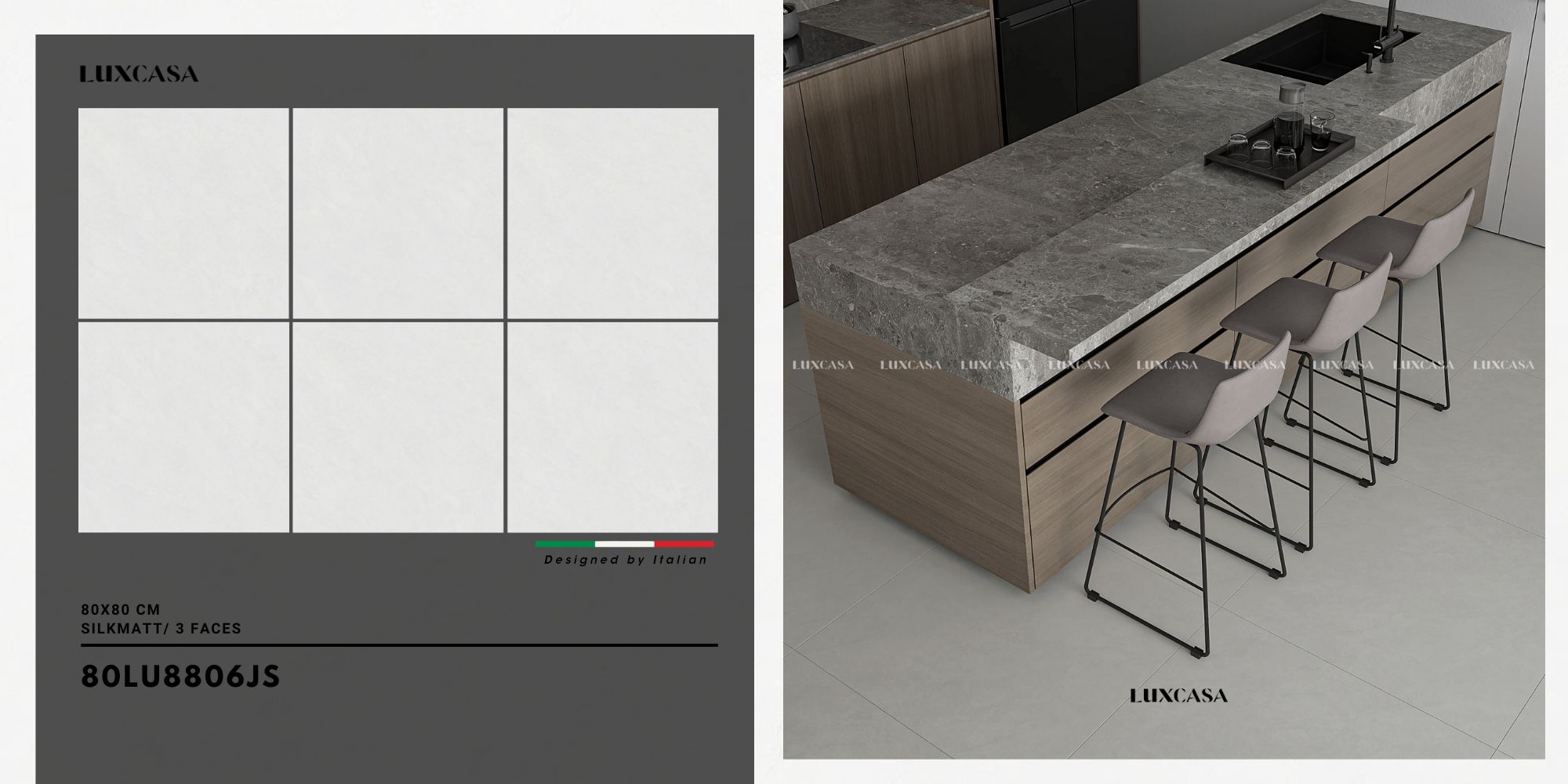 Gạch mờ mịn 800x800 80LU8806JS