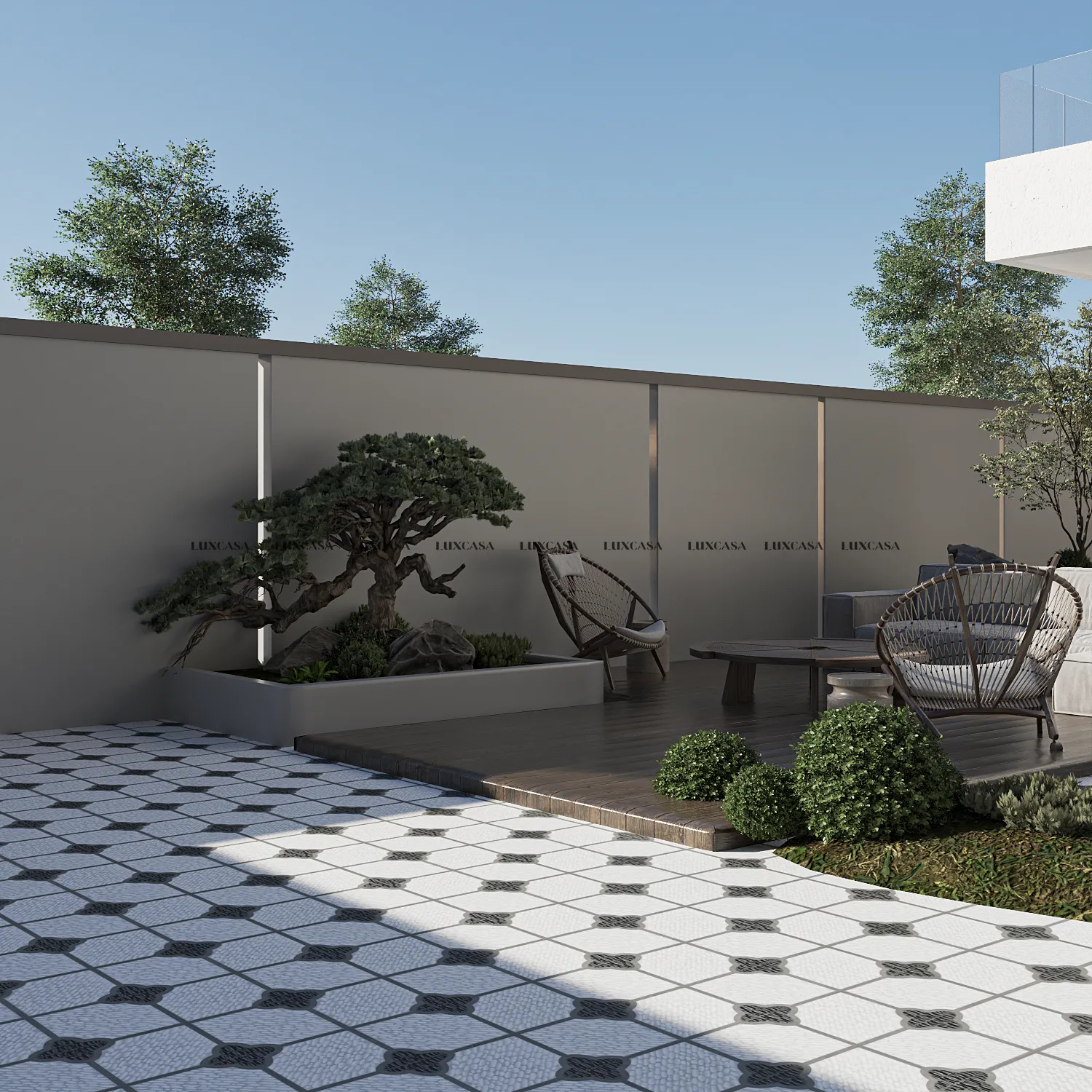 Gạch sân 60x60 60LUHB629-12