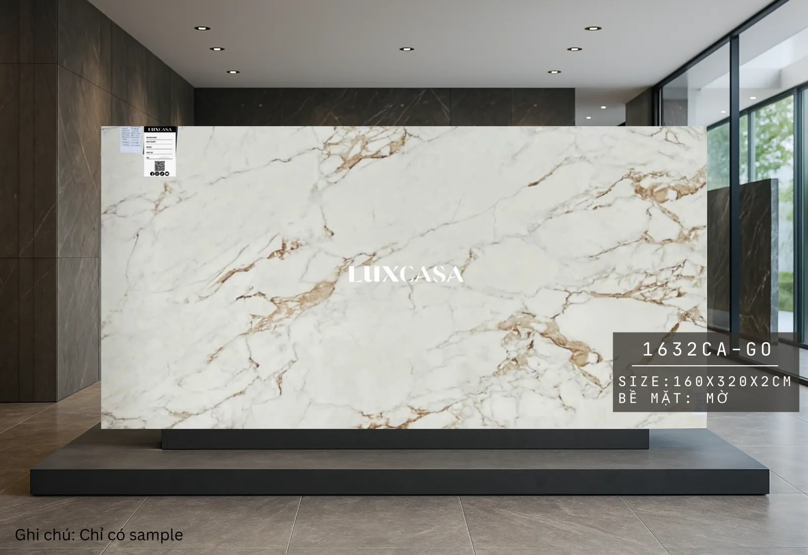 Đá nung kết 160X320X2 1632LUCA-GO