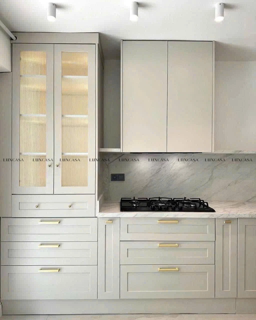 Đá nung kết Carrara ốp tường bếp (2)