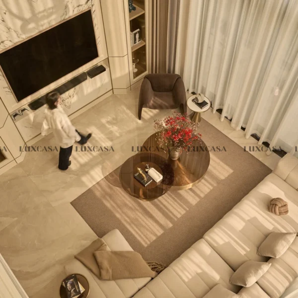 Gạch 1200X1200 lát nền nhà chính bóng kính mã 120LU12013