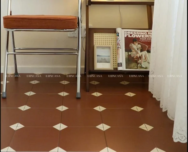 GẠCH BÔNG 300X300 ĐỎ CỔ ĐIỂN