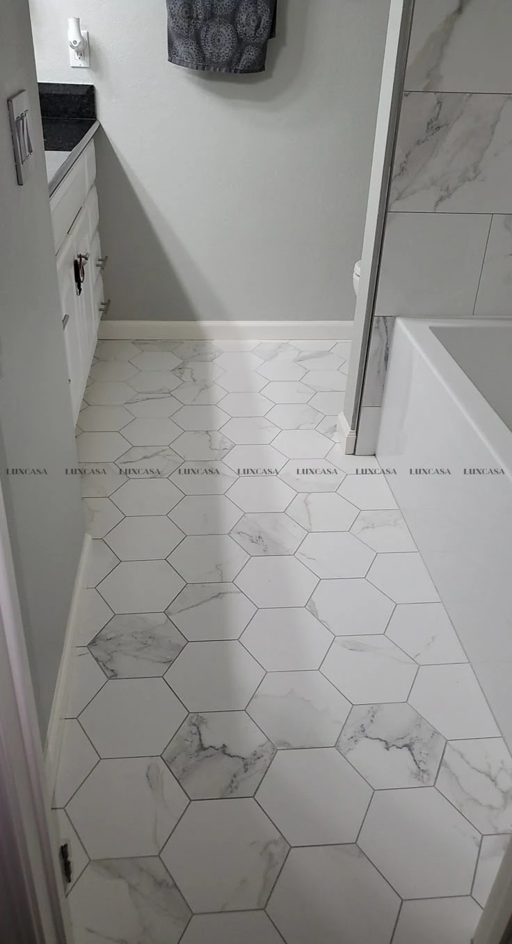 Gạch lục giác vân đá marble lát nền 200X230 20LU3305