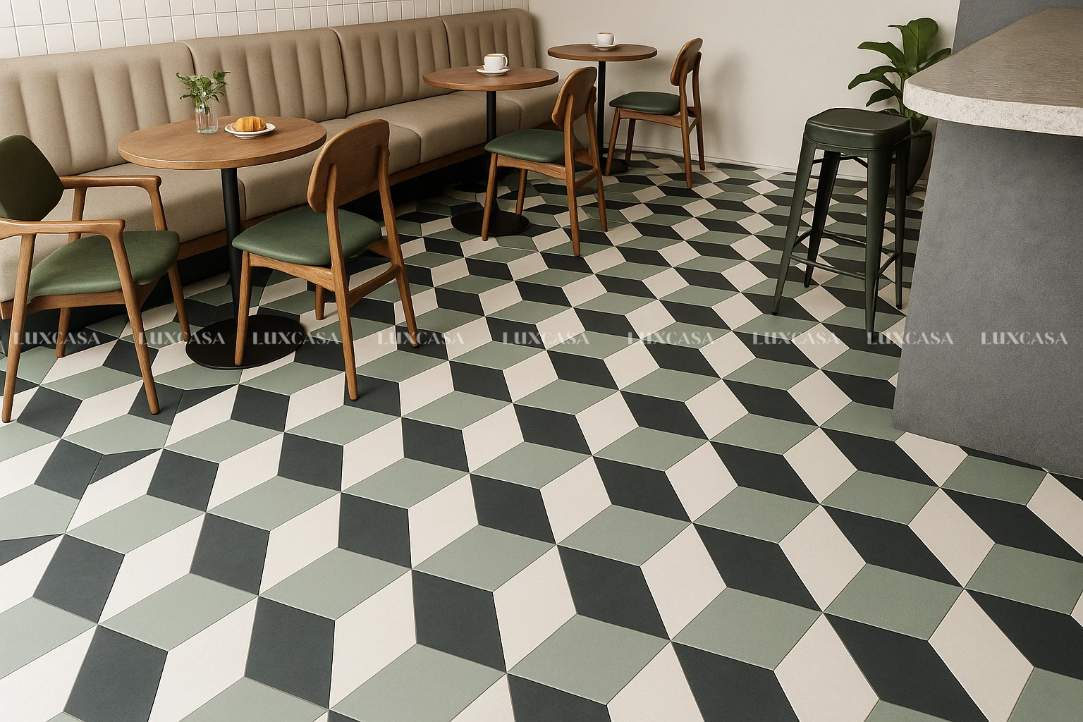 GẠCH LỤC GIÁC 200X230 20LU3309