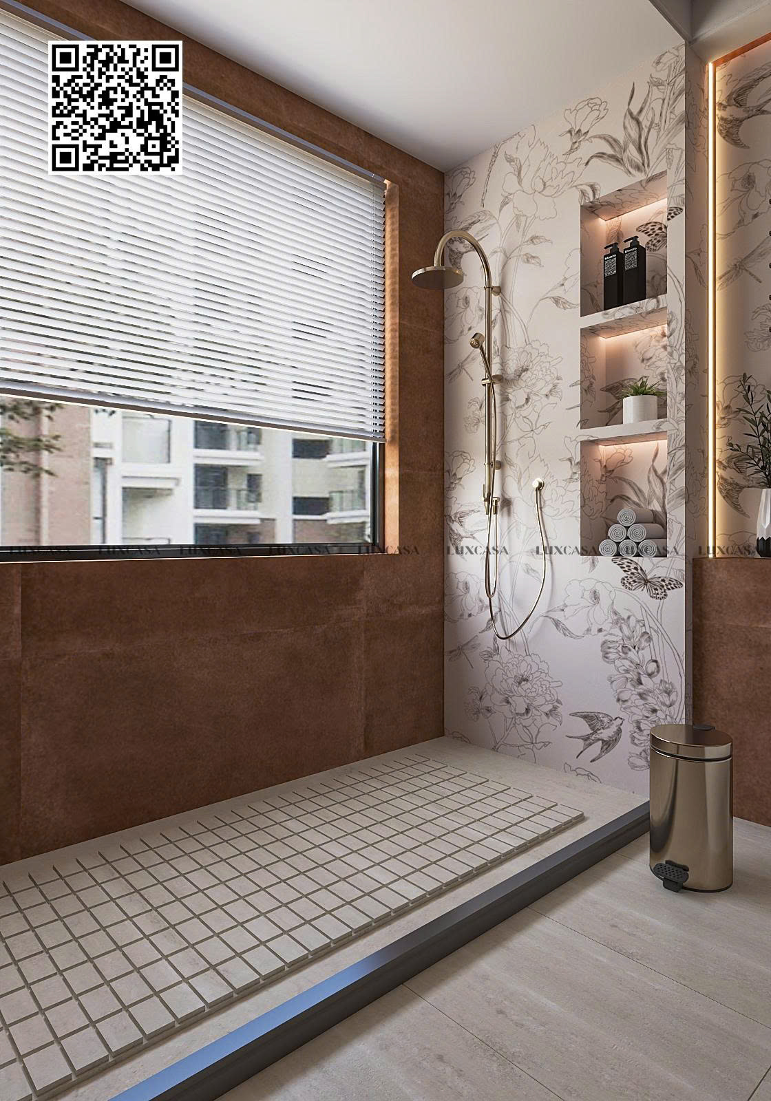 Gạch ốp toilet 600x1200 612LU12U95