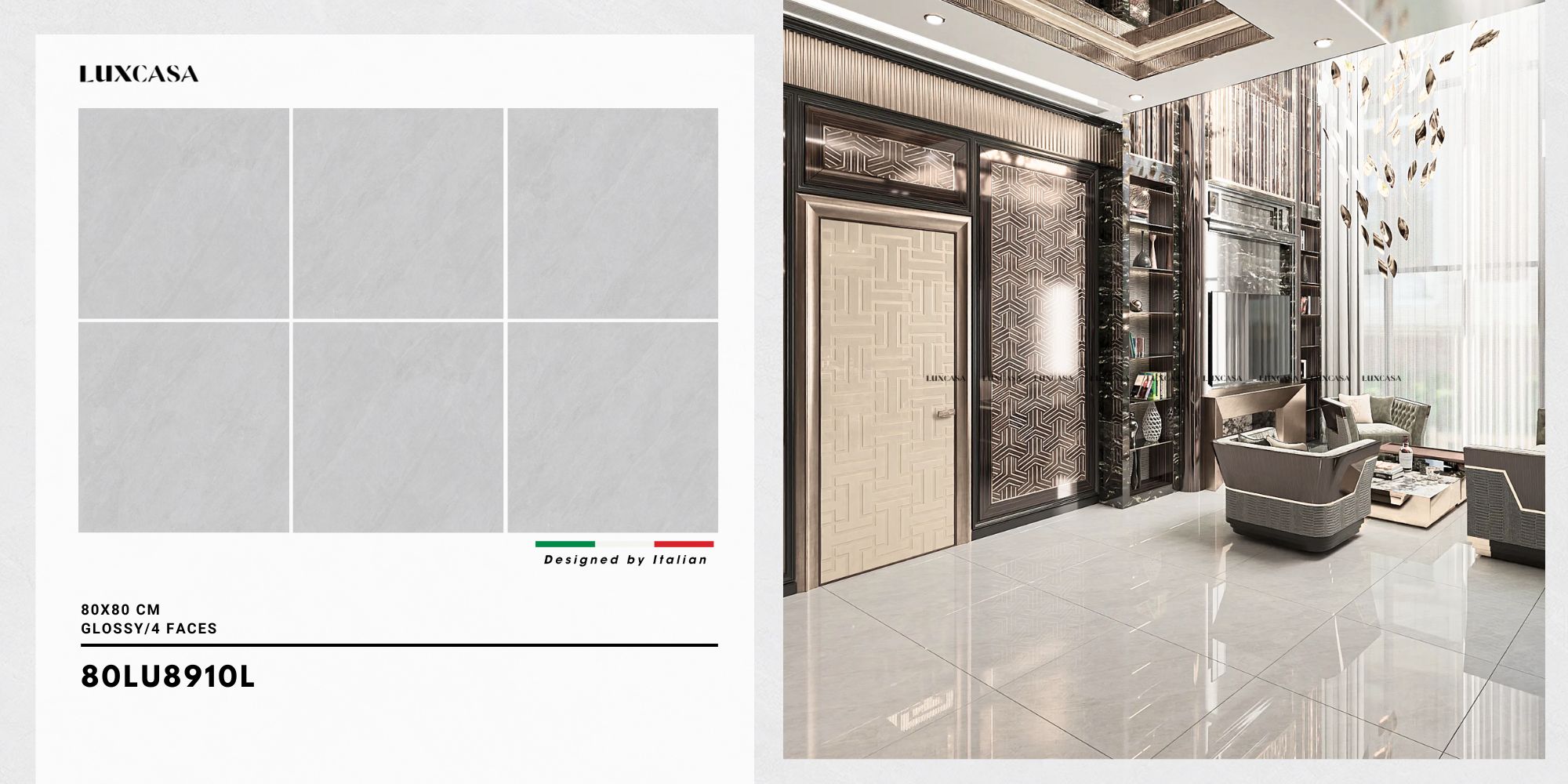 Gạch bóng 800×800 80LU8910L