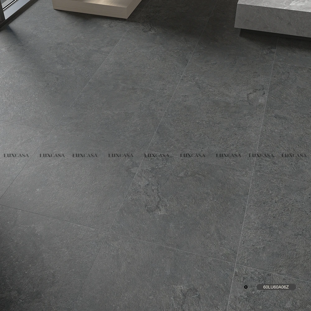 Gạch lát sàn chính 60x60 màu đen 60LU60A06Z 