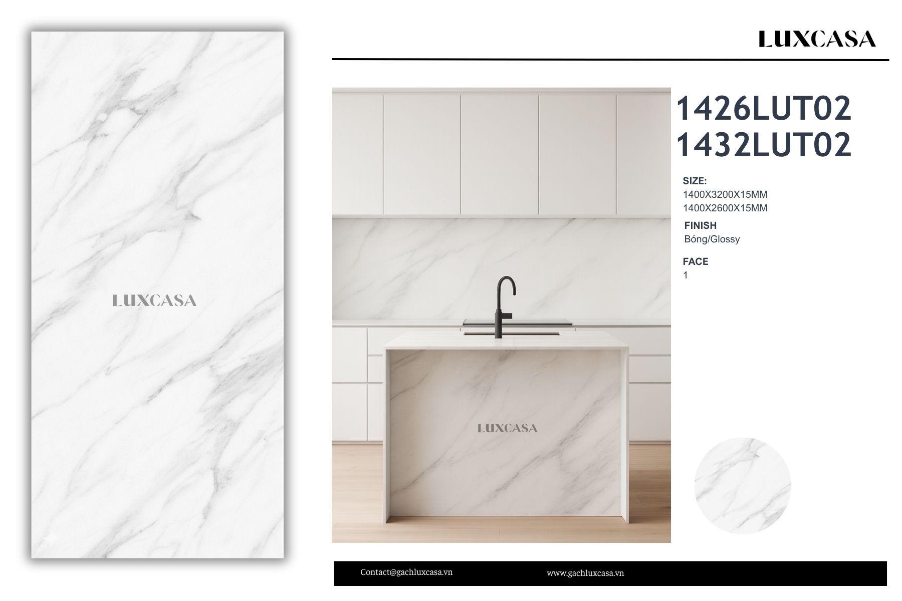 Đá nung kết 140X260X1.5 1426LUT02GY