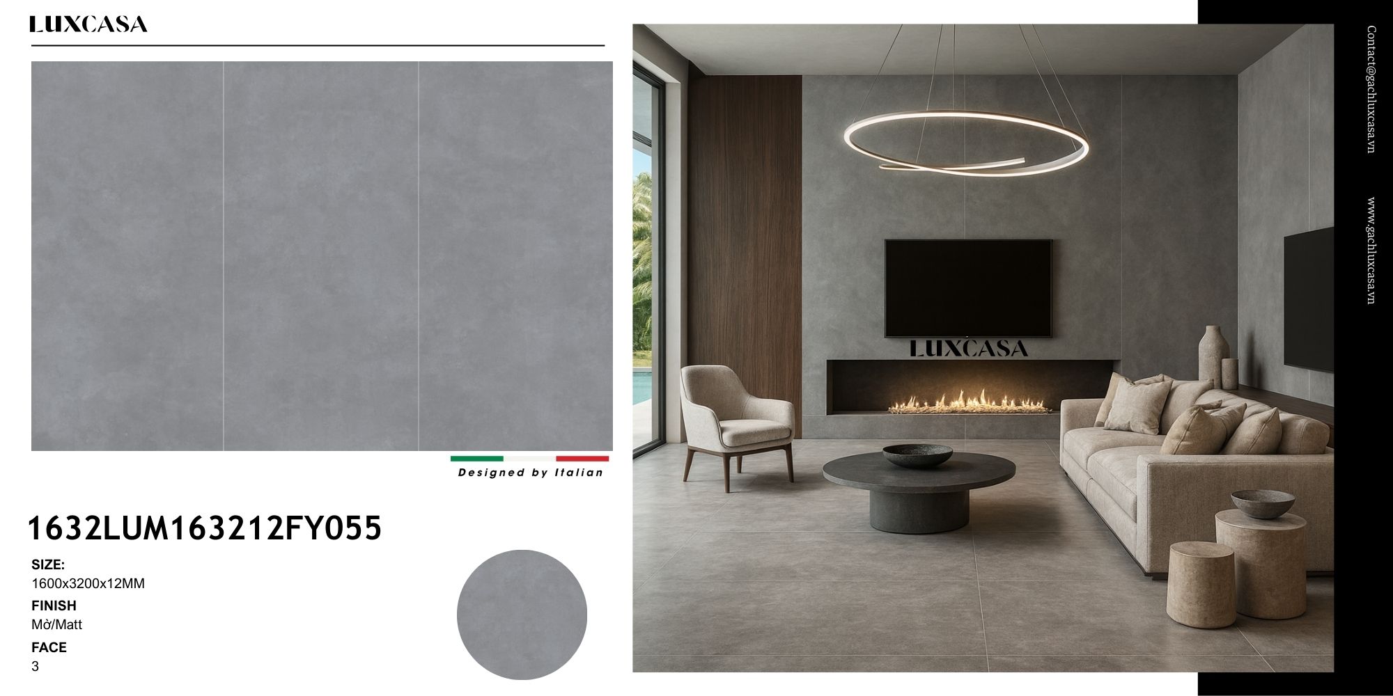 Đá nung kết 160X320X1.2 1632LU12FY055