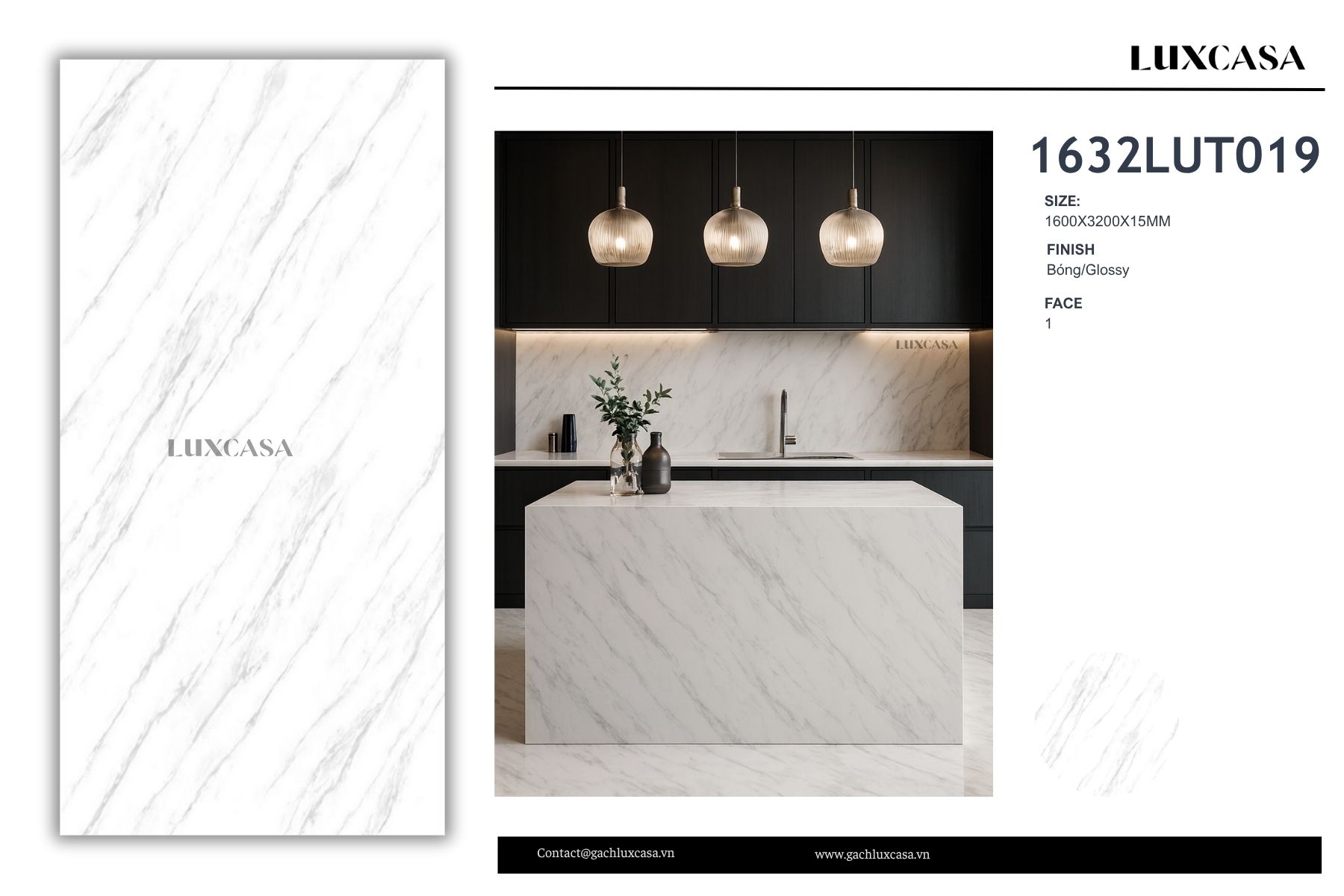 Đá nung kết 160X320X1.5 1632LUT019