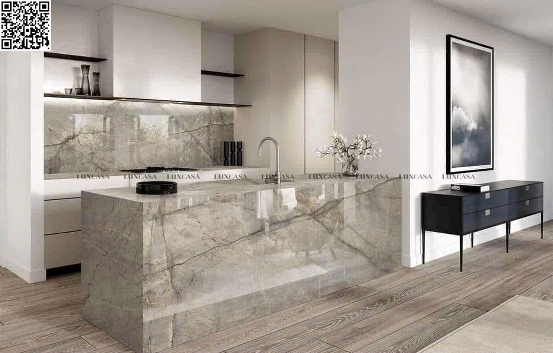 Đá nung kết khổ lớn 140x320x1.5 1432LUX02GY