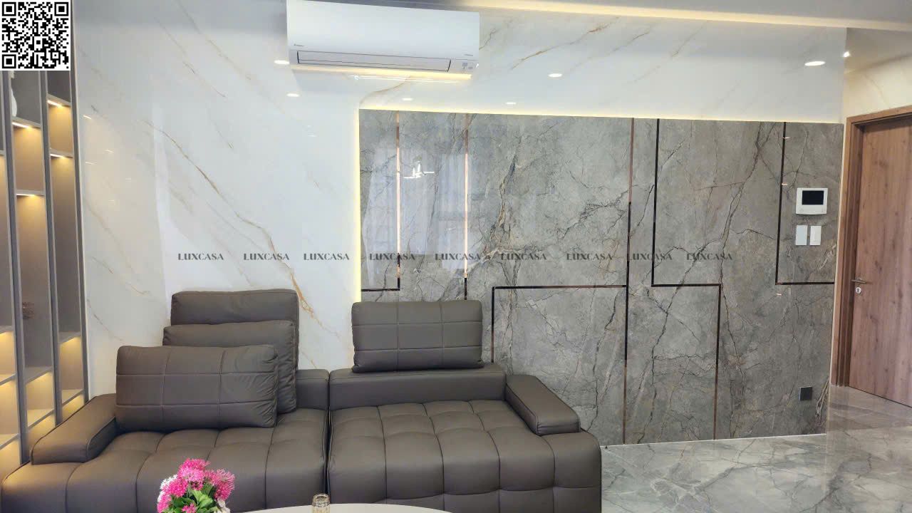 Đá nung kết khổ lớn 140x320x1.5 1432LUX02GY