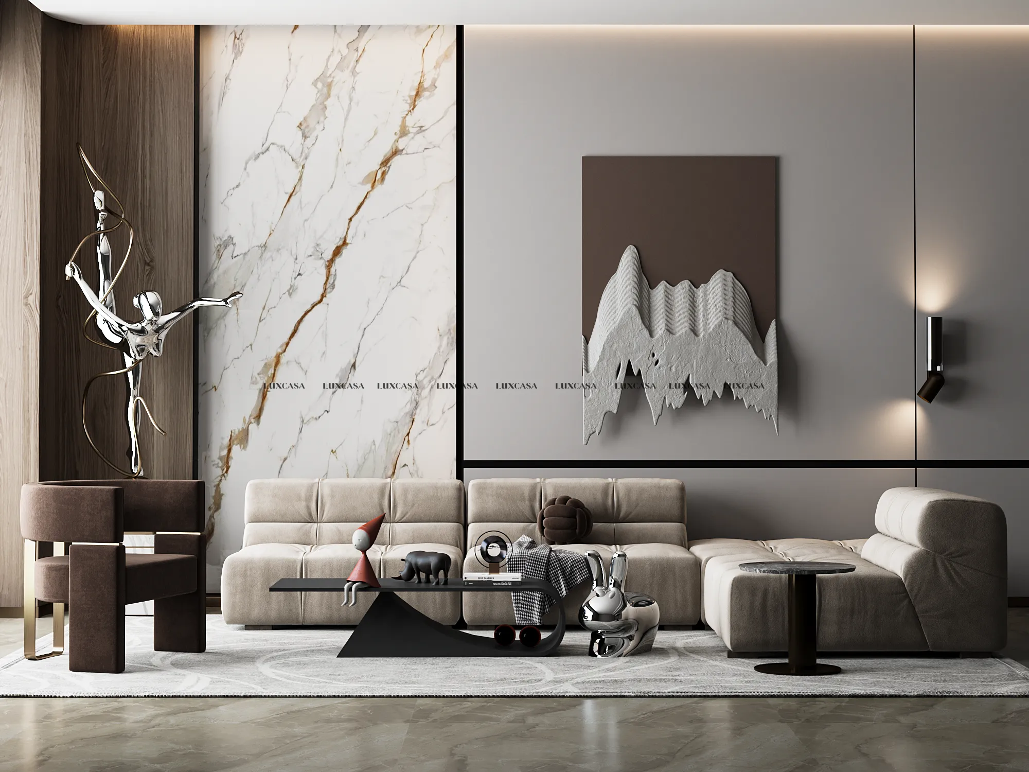 Đá nung kết trắng vân vàng 140x320x1.5 1432LUT07PXGY