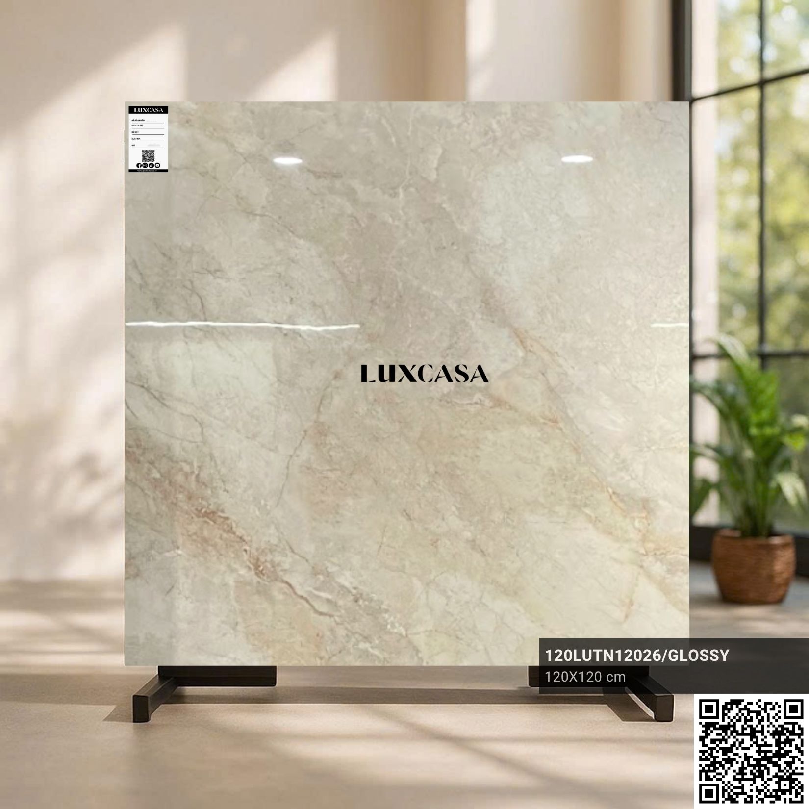 Gạch 1200X1200 bóng 120LUTN12026