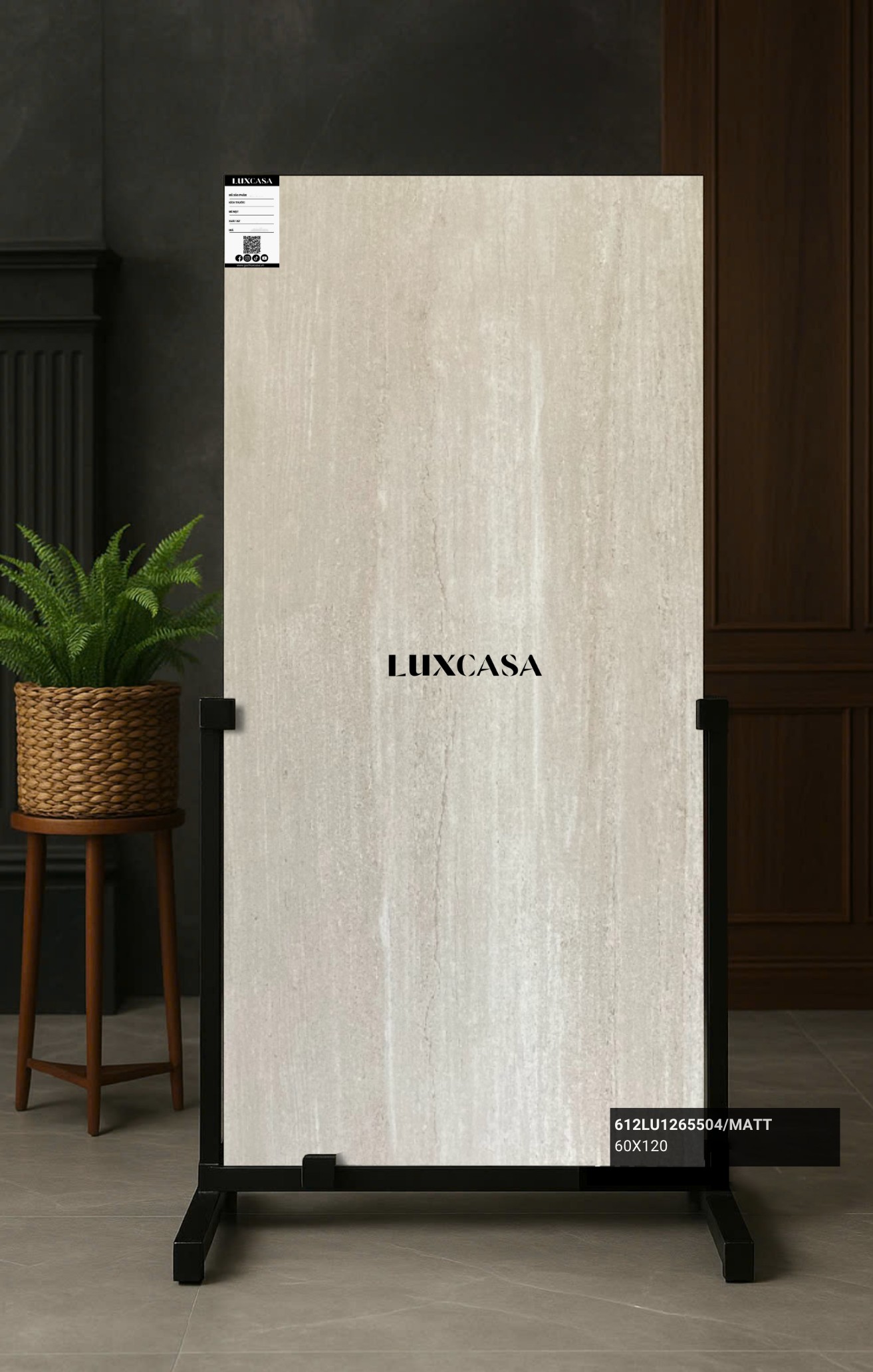 Gạch 60x120 travertine 612LU1265504