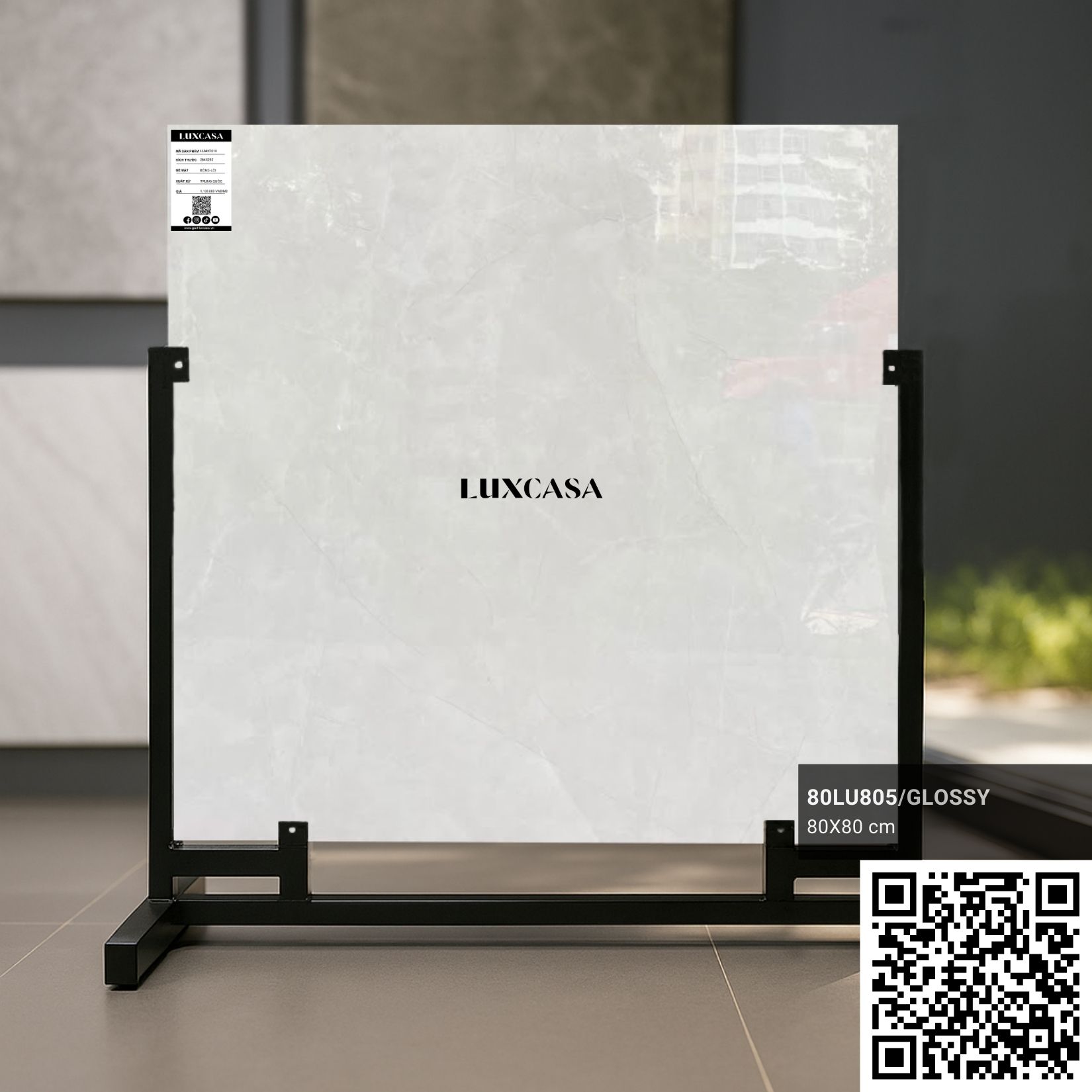 Gạch 80×80 màu kem 80LU805
