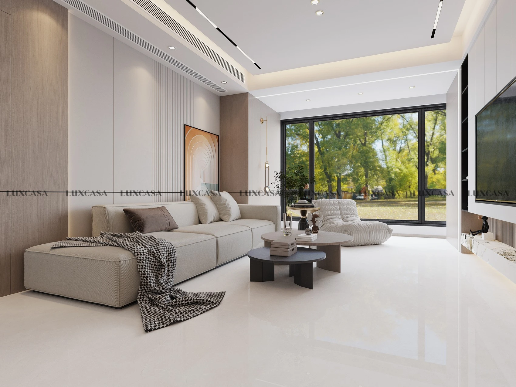 Gạch 80×80 màu kem 80LU805